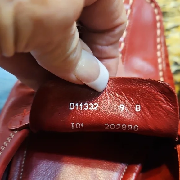 Cole Haan Red Leather Loafers - Picture 4 of 6